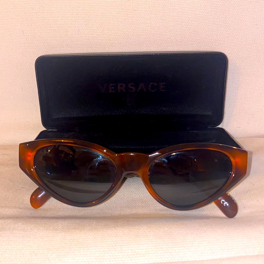Vintage Authentic Versace Cat Eye Sunglasses